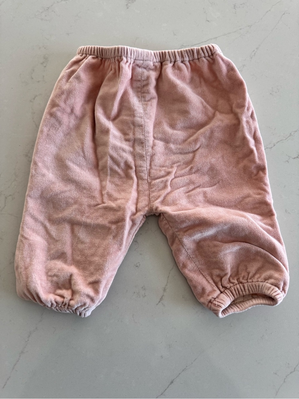 Emile et Ida Pink Velvet Jogger Sweatpants